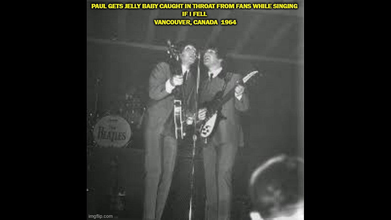 If i fell (Paul chokes on jelly bean)