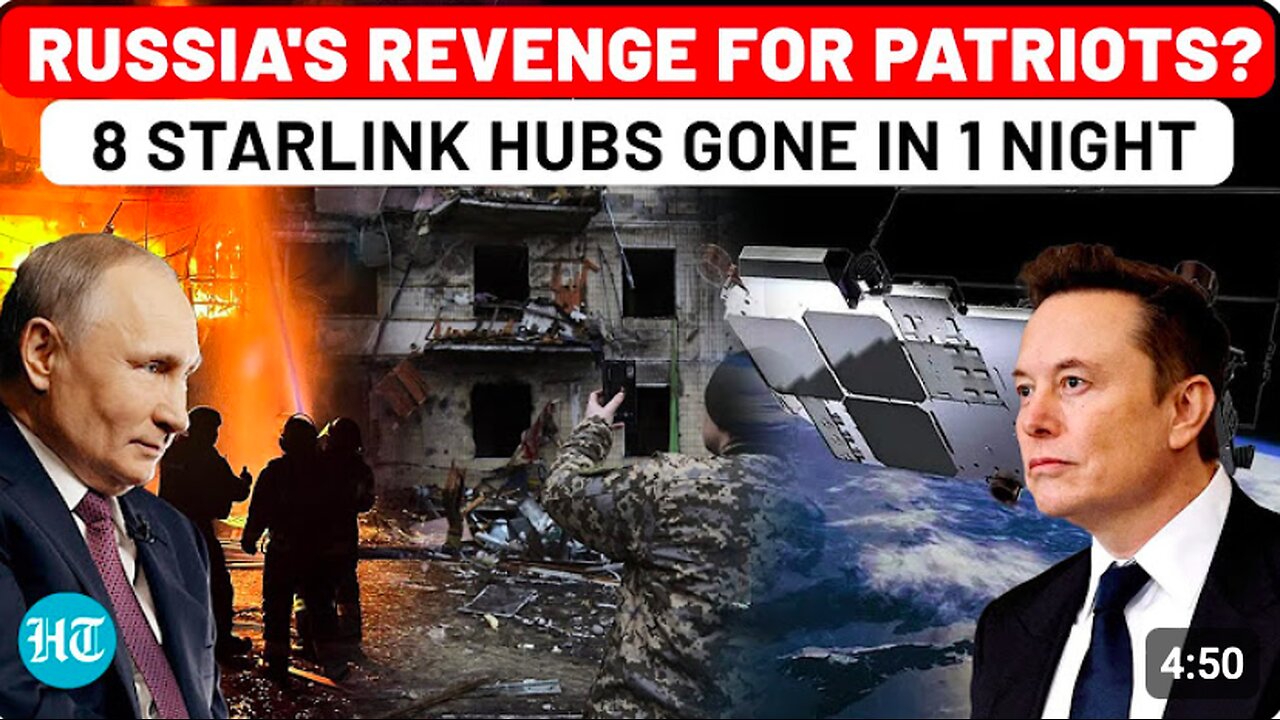 Russia Hits Musk Where It Hurts Most, 8 Starlink Hubs Destroyed in Brutal Attack