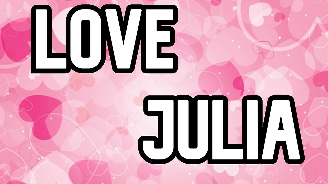 I LOVE JULIA FOREVER (SHORT FILM)