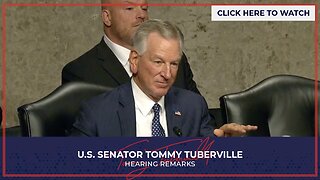 Senator Tuberville Speaks At Hearing with Secretary of the Navy and Commandant of the Marine Corps