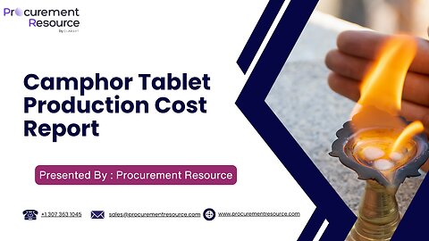 Camphor Tablet Production Cost Analysis Report