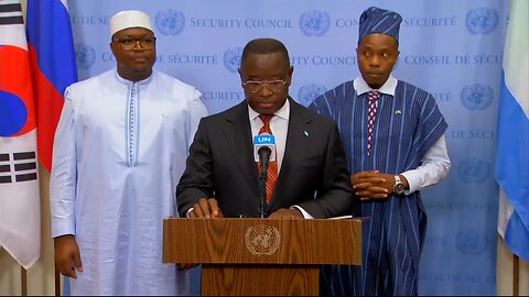 Sierra Leone on Middle East - Media Stakeout | United Nations