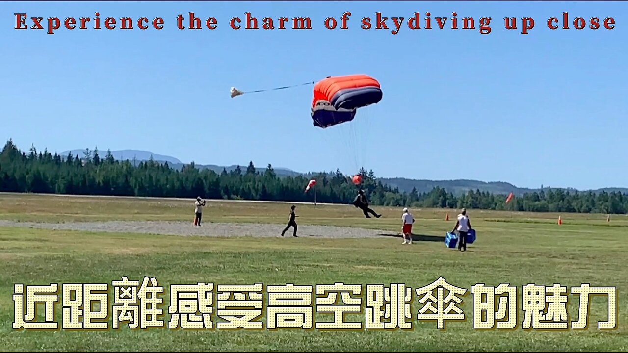 Experience the charm of skydiving up close