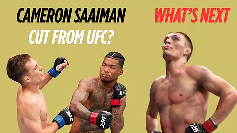 Cameron Saaiman Cut from UFC after Wellmaker KO Loss? | What's Next?