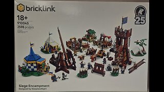 Unboxing & Building Lego 910045 Siege Encampment-Part 1