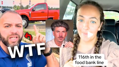 Brand NEW CARS in the Food Bank Line...