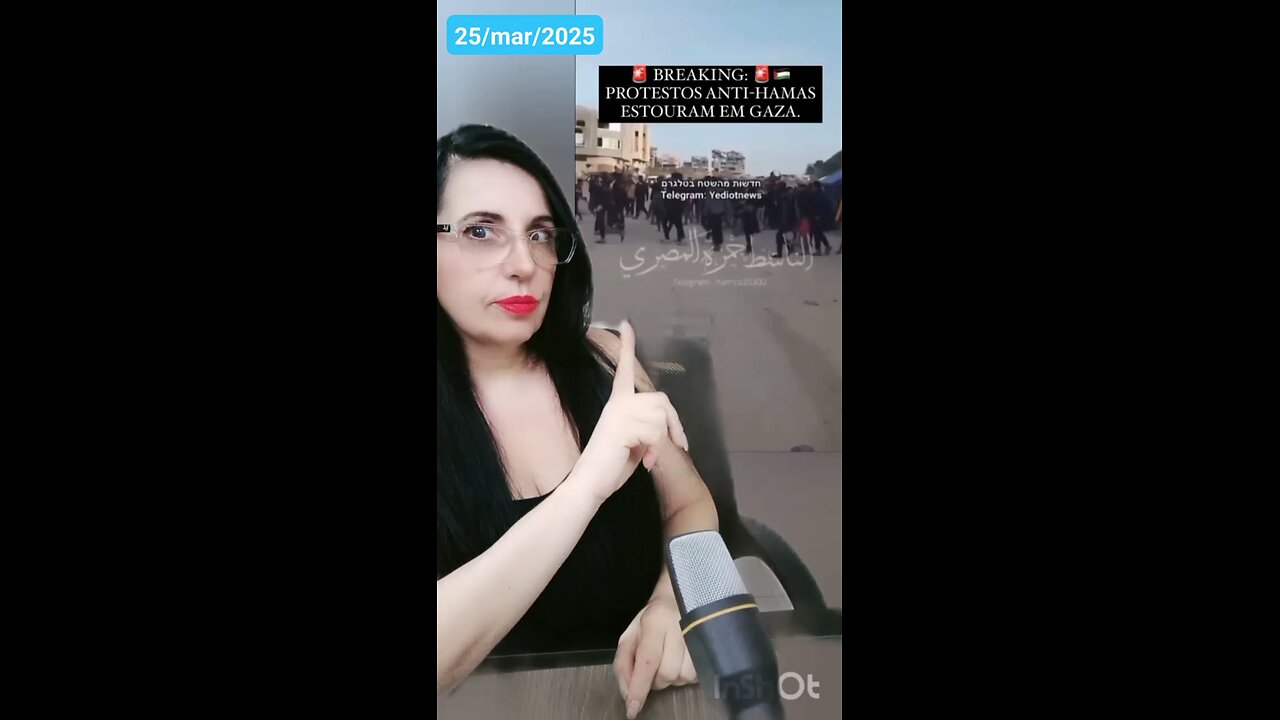 palestinos protestam contra Hamas