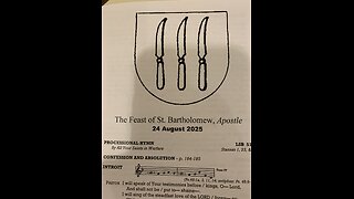 Feast of St Bartholomew 8/24/2025