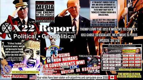 Ep 3812b - Trump Gave The [DS] 8 Months To Comply, [DS] Chose To Escalate, Next Move Is POTUS