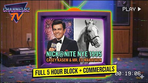 Nick@Nite New Year's 1995: Casey Kasem Countdown + Mr. Ed Marathon | 📺Channel82 TV