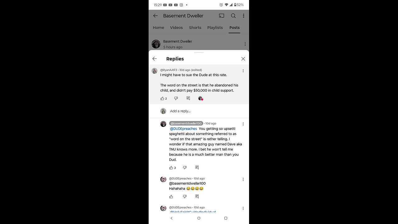 Dude Saved Us Terrified of Lawsuit, Owes $50000 in Child Support?