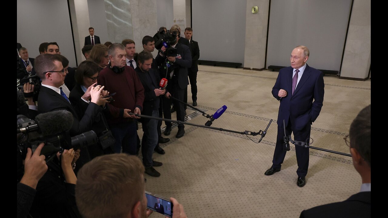 Vladimir Putin - Odpovědi na otázky zástupců médií