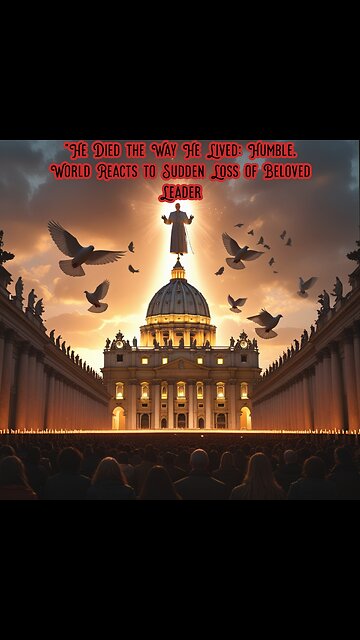 Pope.. He chose the poor over power. Now the world says goodbye