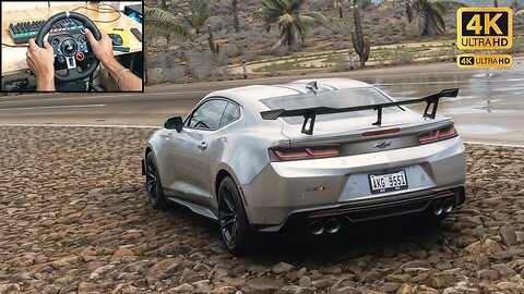 (PS5) Chevrolet Camaro ZL1 1200HP - Forza Horizon 5 (Steering Wheel + Shifter) Gameplay