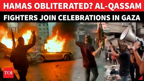 Hamas Fighters Hold RARE MILITARY PARADE In Gaza, IDF Watches In Shock | Big Show Of Power
