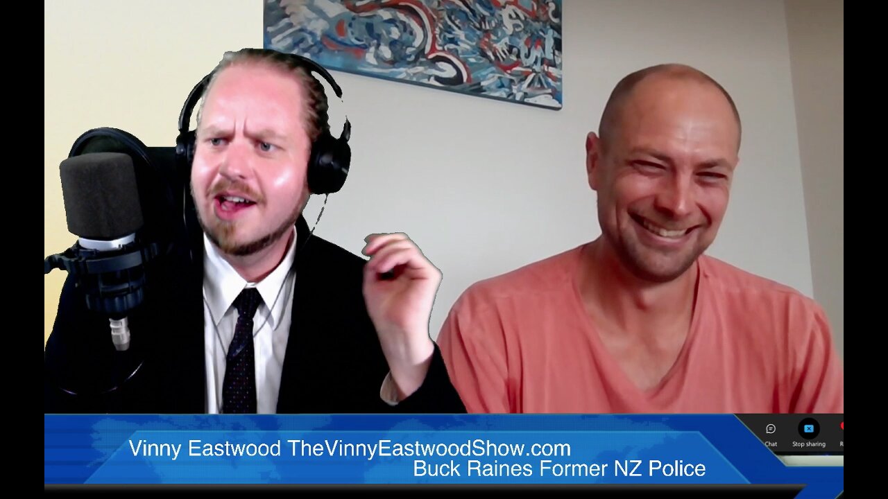 Police Violence Vs Peace & Love, Buck Raines Former NZ Police On The Vinny Eastwood Show