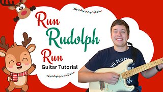 Run Rudolph Run Guitar Tutorial | Chords + Strumming