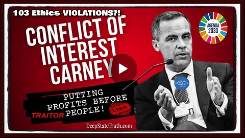 🇨🇦 Crime Minister Mark Carney Has 103 Serious Ethics Concerns?! 🍁 No Worries, He Can Be Trusted to Police Himself...