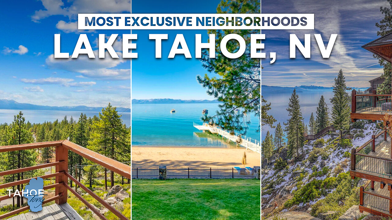 Inside the Most Exclusive LUXURY Neighborhoods in Lake Tahoe, Nevada