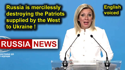 Russia is mercilessly destroying the Patriots supplied by the West to Ukraine!