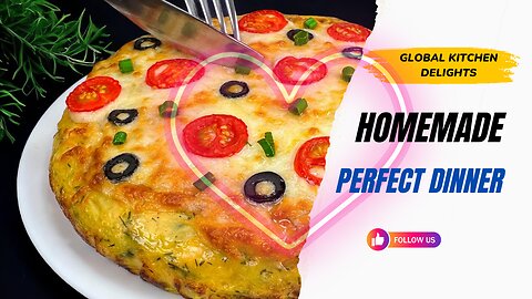 POTATOES and EGGS for perfect dinner! NO MEAT recipe!Global Kitchen Delights!
