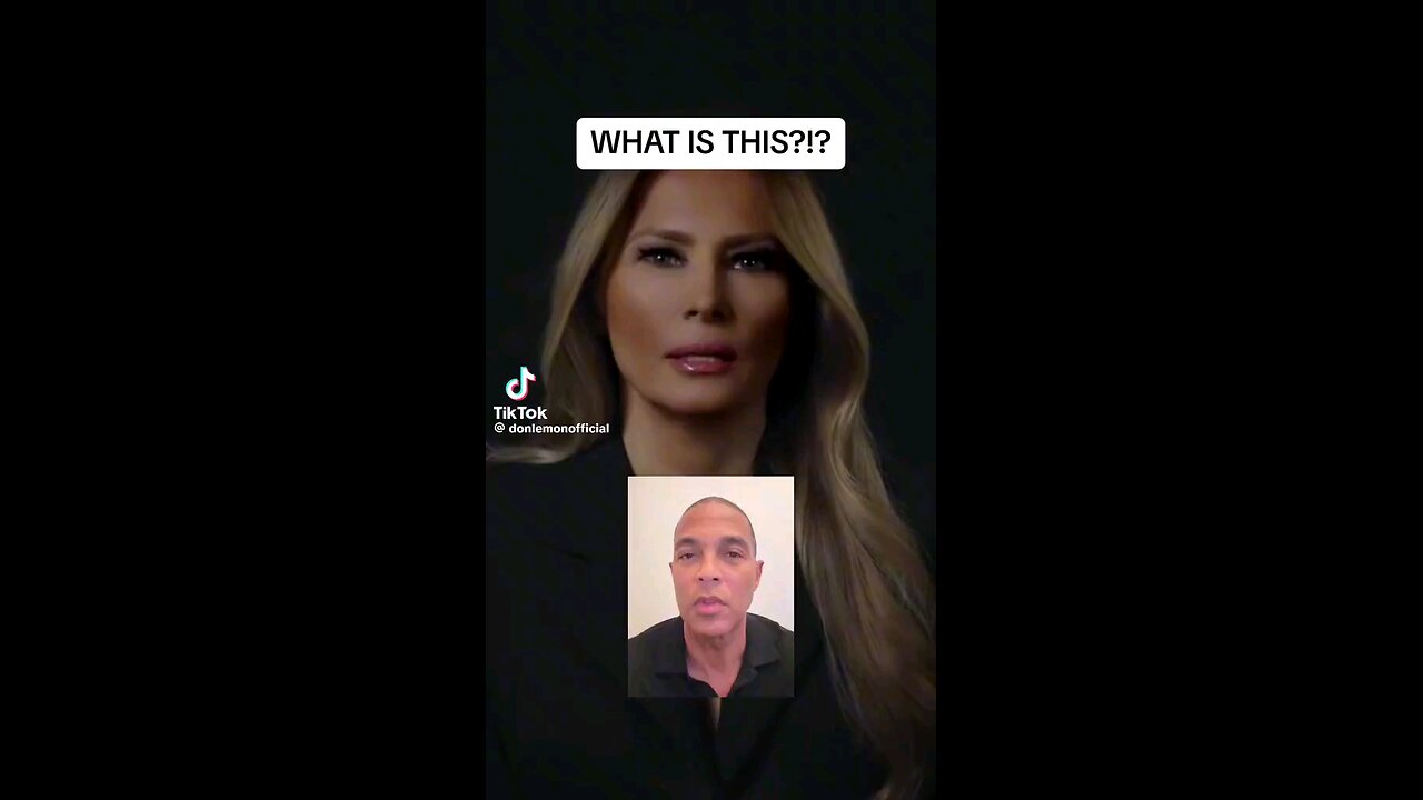 BREAKING: It appears Don Lemon @ donlemon just deleted this video from his tiktok account