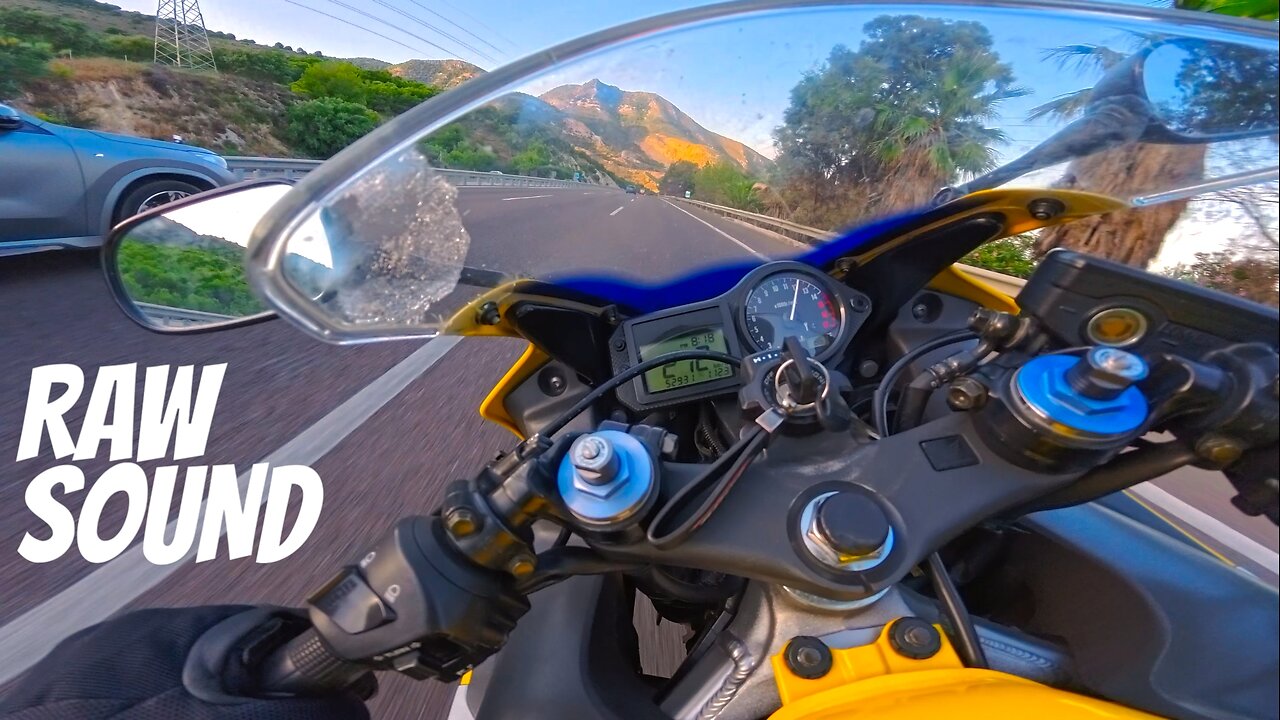Honda CBR 600 F4i Highway ROCKET Ride POV 4K RAW Sound by Combastaboyy