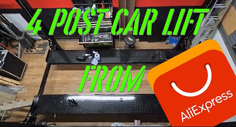 I bought a 4 post car ramp - from AliExpress!