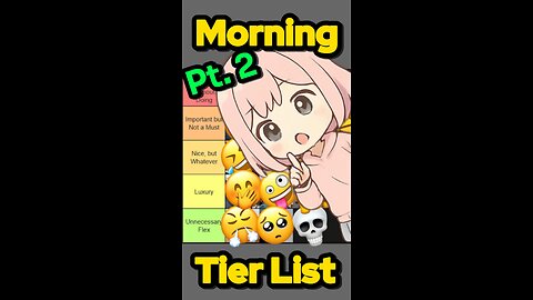 Morning Routine Tier List Part 2 😱😱