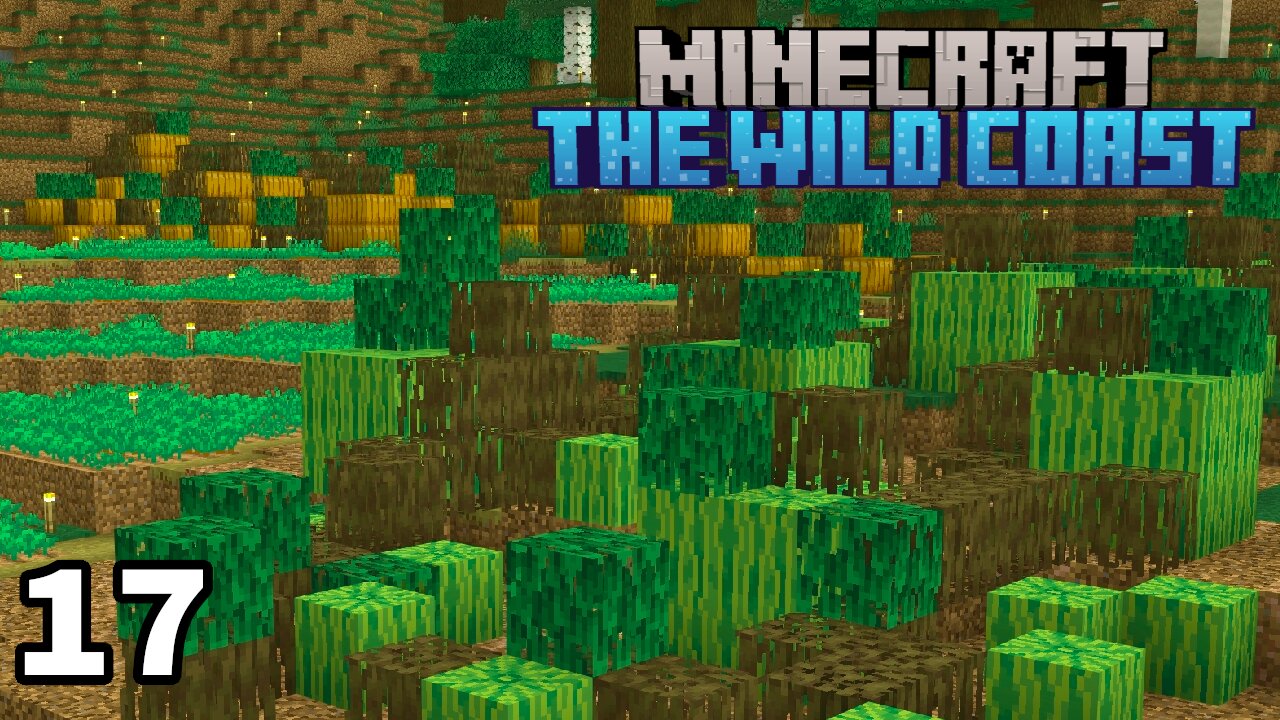 Making a cozy Melon & Pumpkin Patch in Bedrock