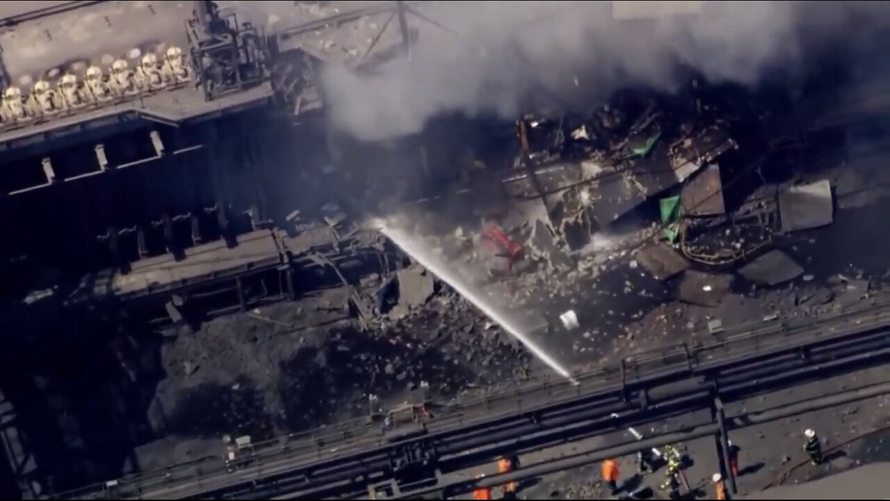 U.S. STEEL COKE PLANT🚒👨‍🚒👷🔥🏭💥👨‍🏭EXPLODES IN CLAIRTON PENNSYLVANIA🚑⛑️👩‍🏭💥🏭👷‍♀️💫