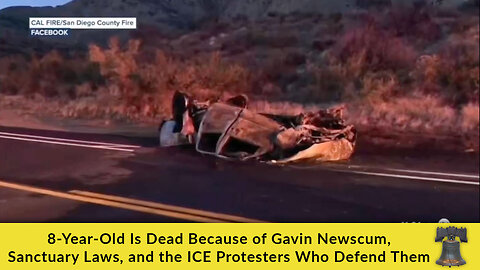 8-Year-Old Is Dead Because of Gavin Newscum, Sanctuary Laws, and the ICE Protesters Who Defend Them