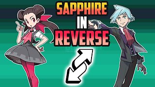 Pokemon Sapphire in Reverse - Fun GBA ROM Hack, All Gym Leaders in this game are switched