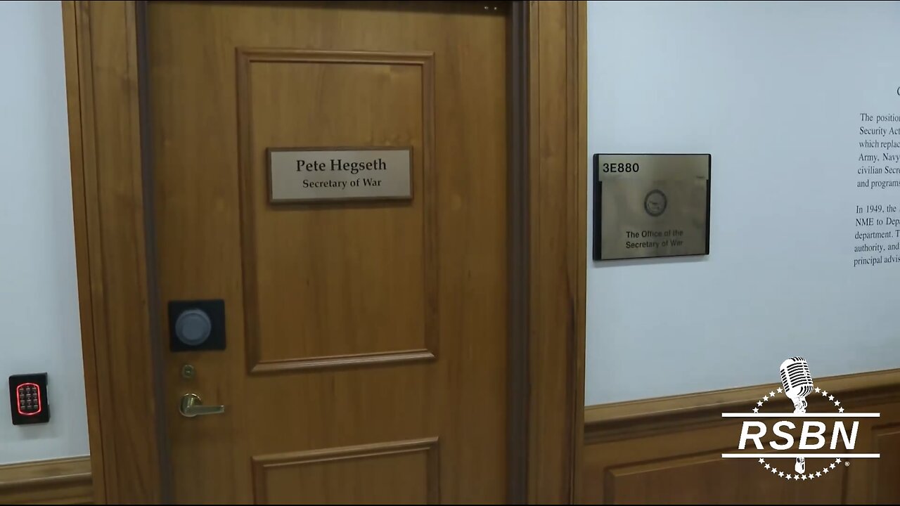 RENAMING SECRETARY OF DEFENSE๐๐บ๐ธ๐๏ธ๐จโโ๏ธ๐๏ธ๐ธTO SECRETARY OF WAR๐บ๐ธ๐ฃ๐จโ๐๐ซ