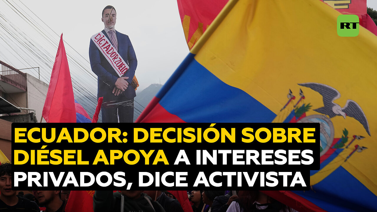 Activista: "La decisión sobre el diésel en Ecuador favorece a intereses privados"