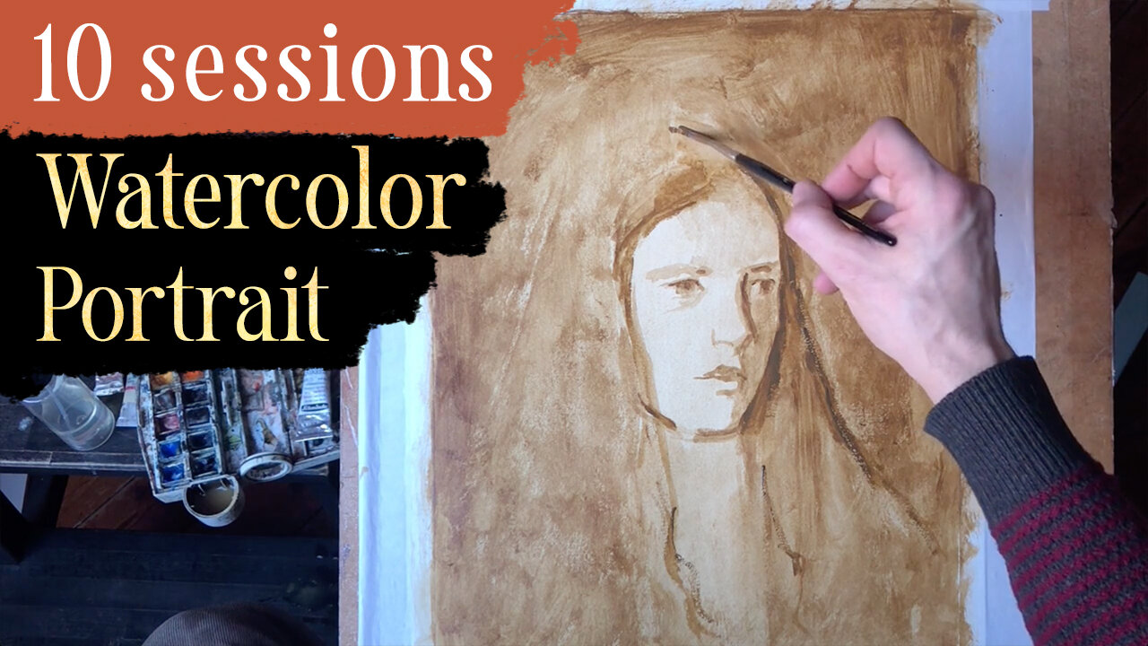 Taking Watercolor Portraiture to the Next Level | Part 1/10