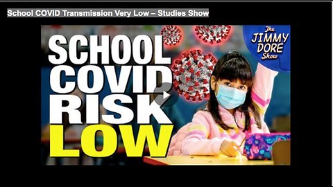 "Studies Indicate Extremely Low COVID Transmission in Schools"