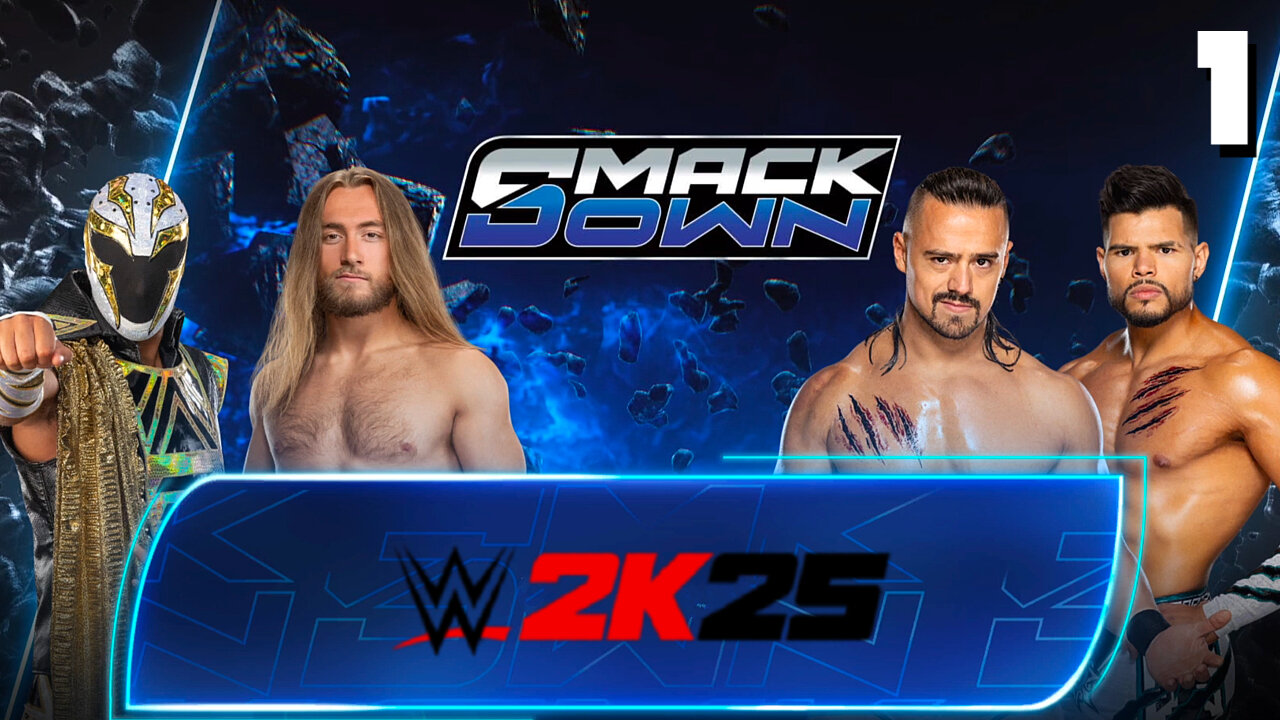 WWE 2K25 Smackdown April 25th 2025 - Match 1: What a DEBUT!