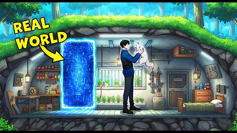 He Builds a Shelter in Another World Before the Apocalypse Begins on Earth!