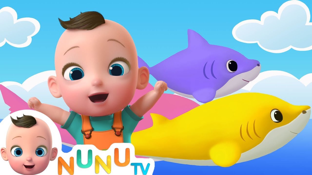 Baby Shark Doo Doo Doo + More Kids Songs | NuNu Tv Nursery Rhymes