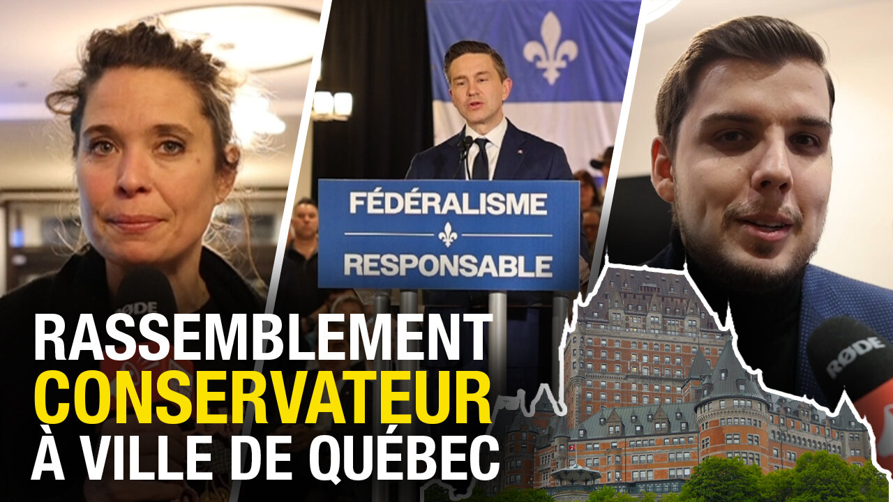 Poilievre : Grande affluence à Québec
