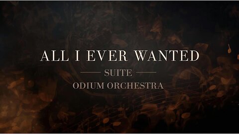All I Ever Wanted: A Melancholic Suite for Piano and Orchestra