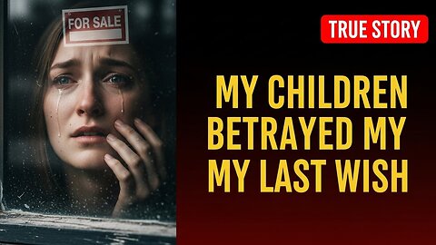 My Children Made Me Sell The House - Their Betrayal Broke Me...
