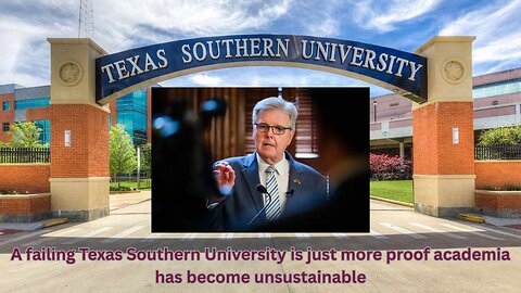 A Texas university unable to handle finances without criminal investigations is academia now