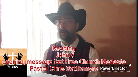 John 5 opening message Set Free Church Modesto Pastor Chris Settlemyre #theoutlawpreacher