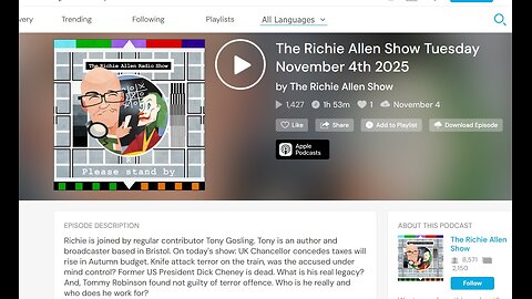 Blair Cameron WEF Migrant Wave Housing Bubble Kills UK Economy 2025 Budget Richie Allen Tony Gosling