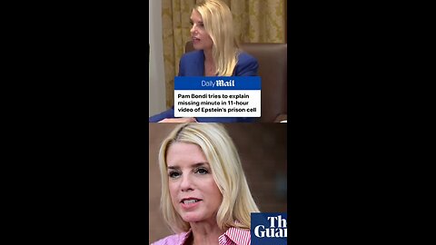 US Attorney general Pam Bondi went into damage control during a Cabinet meeting at the White House w