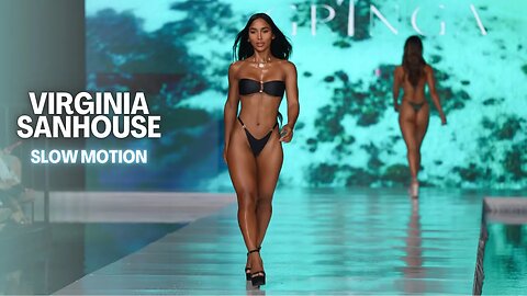 🔥 LIVE ON MIAMI SWIMWEAR | Virginia Sanhouse in Slow Motion – Miami Swim Week