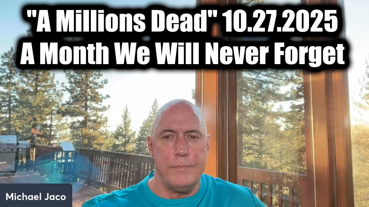 JACO 10.27.25 - "A Milions Dead". What's Coming is WORSE Than A WW3!