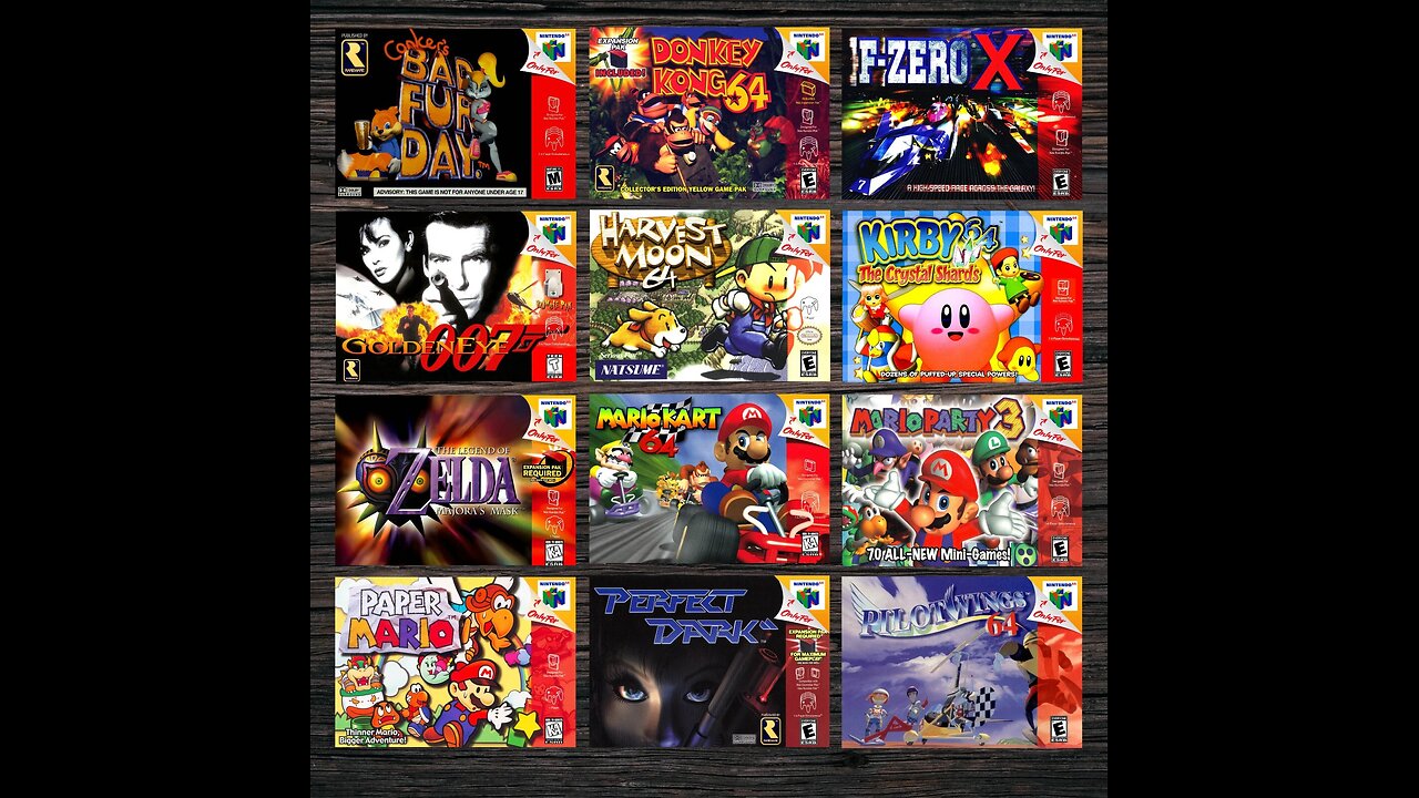 N64 NA Box Art - NA Games